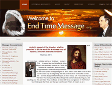 Tablet Screenshot of end-time-message.org